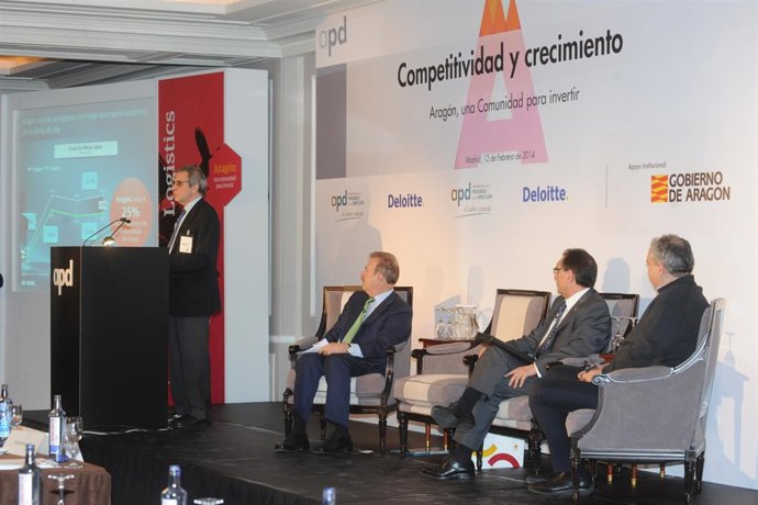 César Alierta. En el acto 'Aragón, una Comunidad para Invertir'