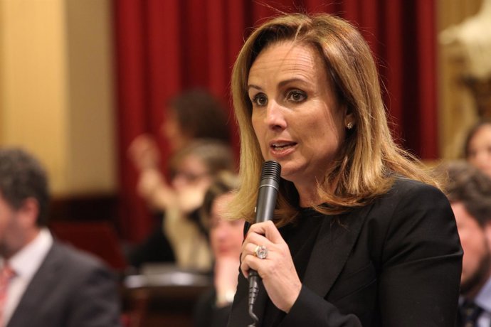 Mabe Cabrer en el Parlament