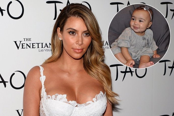 Kim Kardashian se pasa a la moda de bebés por su hija 