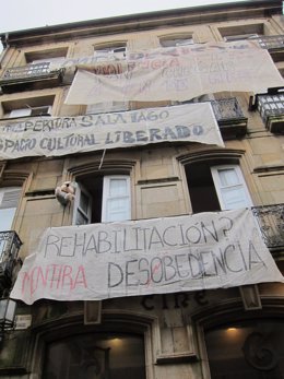 Ocupación de la Sala Yago en Santiago