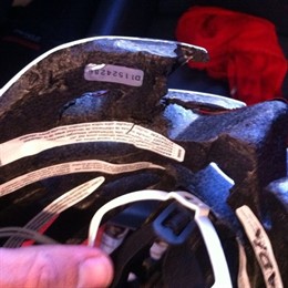 Casco de Alberto Losada