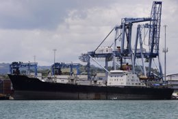 Barco norcoreano interceptado en Panamá