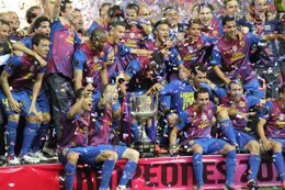 Celebracion Barcelona Copa Del Rey