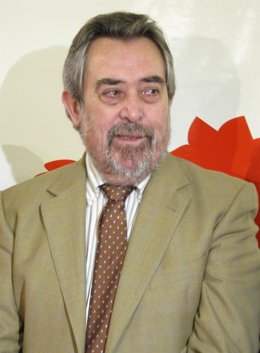 El alcalde de Zaragoza, Juan Alberto Belloch, en un acto este jueves