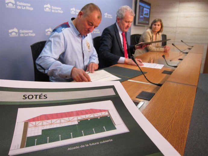 Firma convenio Gobierno con Sotés