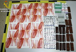 Anabolizantes intervenidos en Cullera