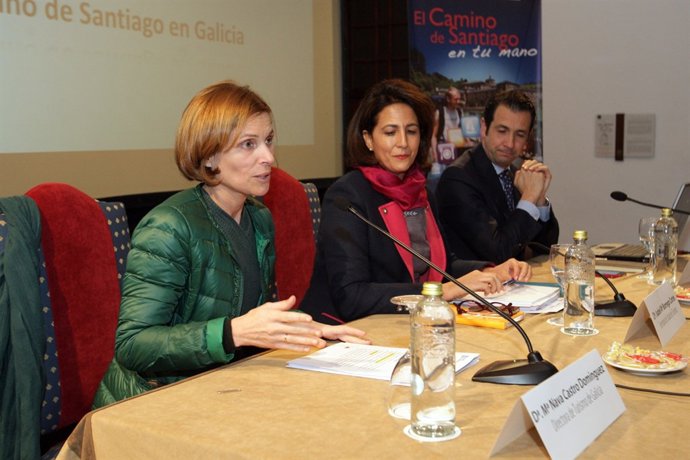 A secretaria de Estado de Turismo, Isabel Mª Borrego Cortés, o presidente de Seg