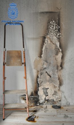 Incendio en un centro de masajes de Palma