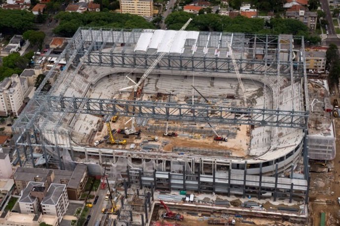Obras en Arena da Baixada Curitiba