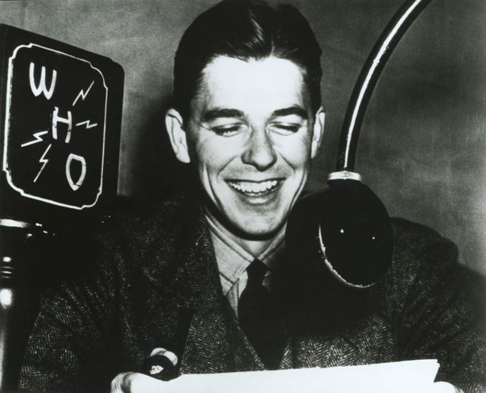Ronald Reagan as a WHO Radio 