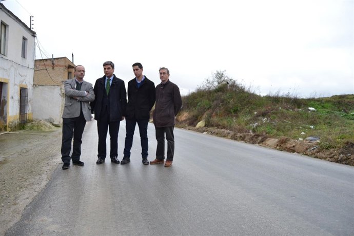 El alcalde y Lorite en Aguilar