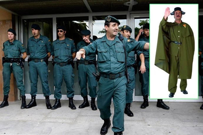 El disfraz de Guardia Civil, el más vendido 