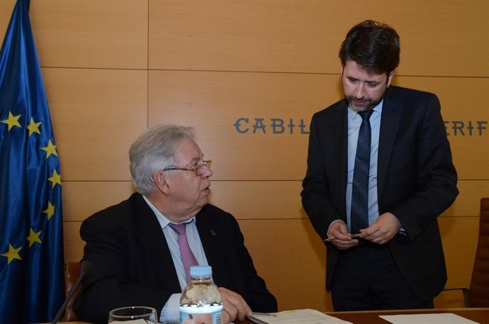 Brito y Alonso, en la reunión