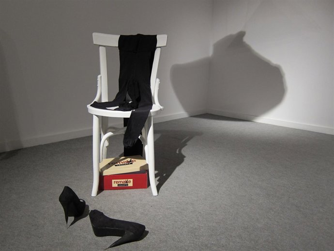 Instalación en la muestra ‘Esclavas Exquisitas’ 