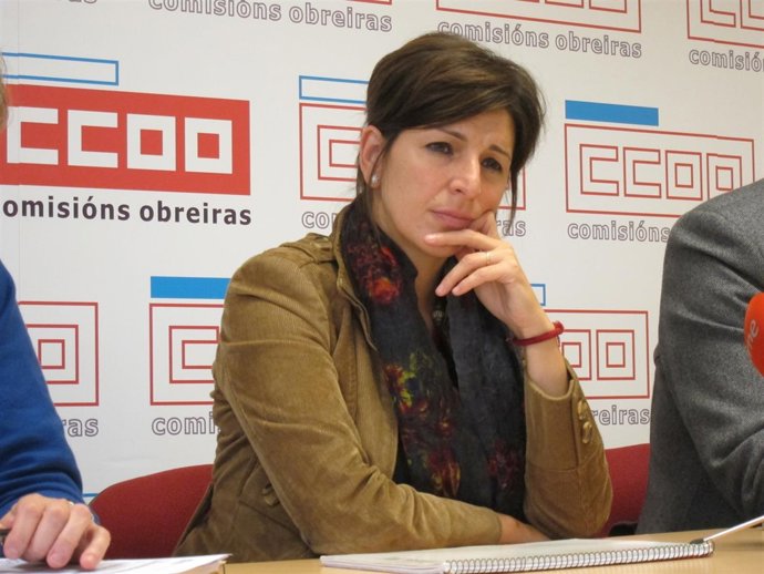Yolanda Díaz, en rueda de prensa