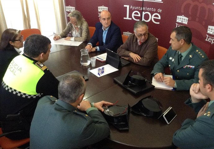 Junta Local de Seguridad celebrada en el Ayto de Lepe. 