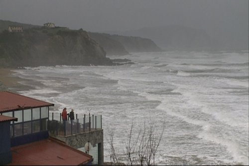 Alerta naranja en Euskadi por viento y altura de olas