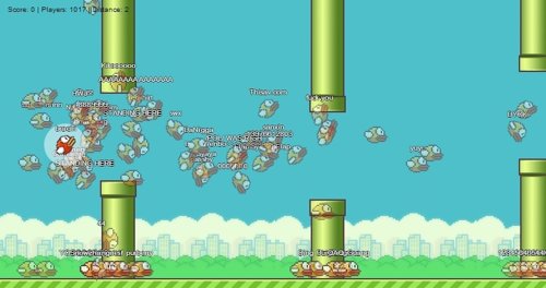 FlapMMO, versión multijugador de Flappy Bird