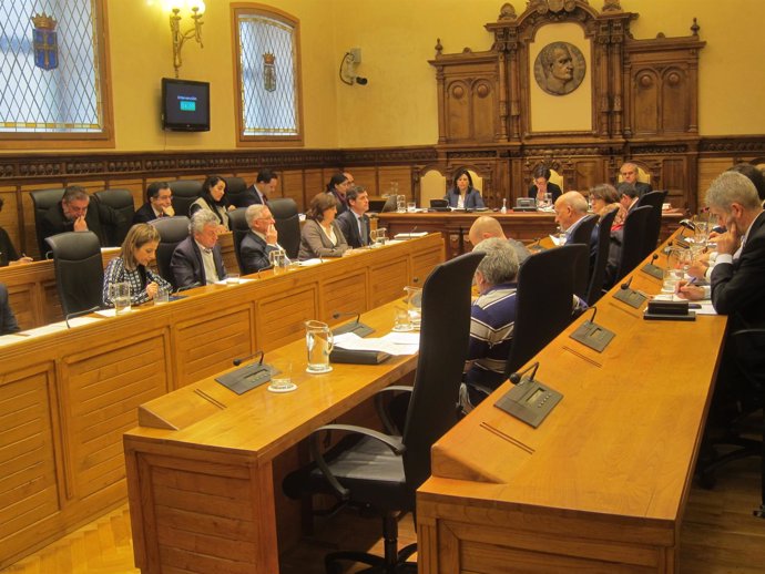Pleno del Ayuntamiento de Gijón febrero 2014