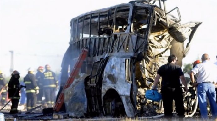 Accidente de autobús en Mendoza, Argentina