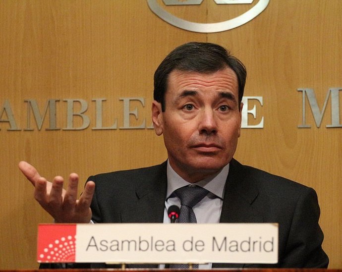 Tomás Gómez en la Asamblea de Madrid