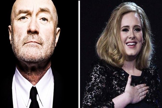Phill Collins y Adele crearán una canción 