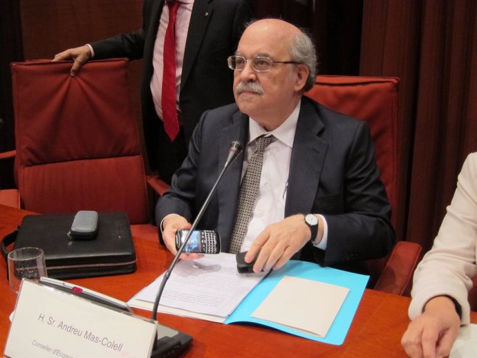 Conseller de Economía de la Generalitat, Andreu Mas-Colell