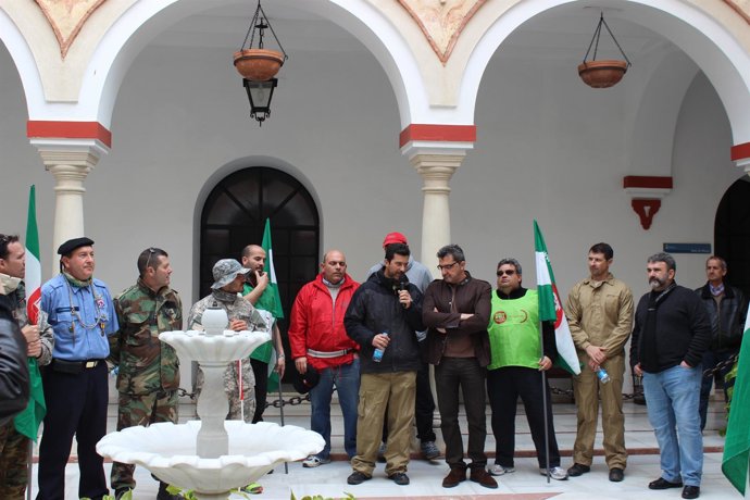 Gutiérrez Limones con los trabajadores