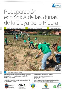 Cartel de la nueva jornada de voluntariado ambiental
