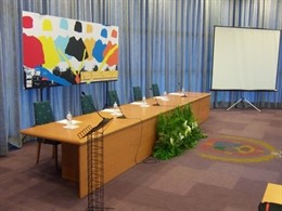 Sala Gómez Laá de la facultad de  Derecho de la UC