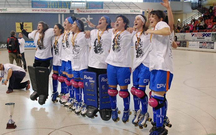 CP Voltregà campeón Copa Reina hockey patines