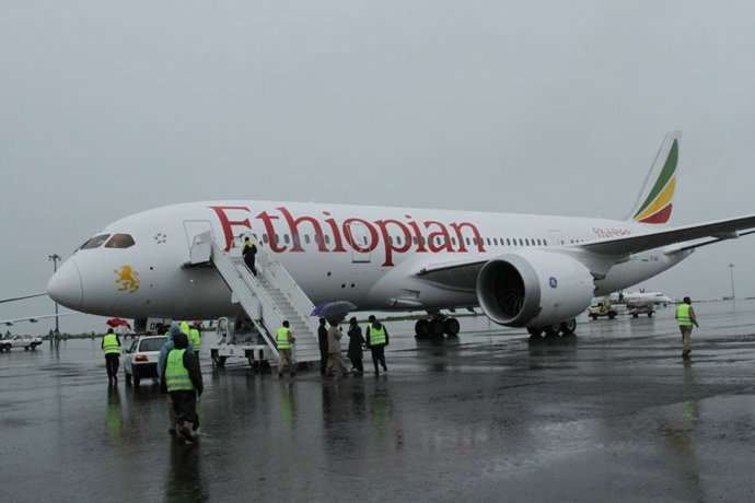 Avión de Ethiopian Airlines