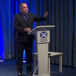 El ministro principal de Escocia, Alex Salmond