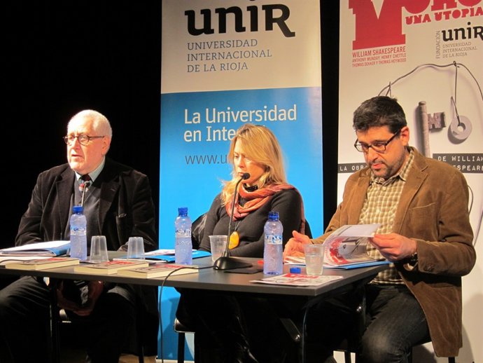 Presentación de 'Tomás Moro, una utopía' con I.Amestoy, T.Townsend y J.L.Patiño