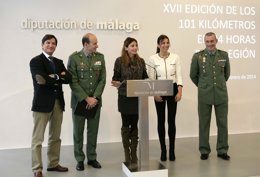 Bernal, Ana Mata y Mari Paz Fernández en 101 kilómetros de la Legión de Ronda