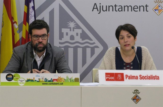 Portavoces de MÉS per Palma y PSIB-PSOE