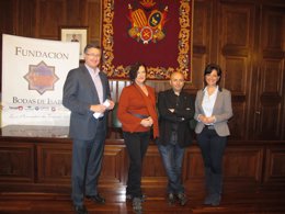 El alcalde Manuel Blasco ha asistido a la presentación de Alegre como pregonero