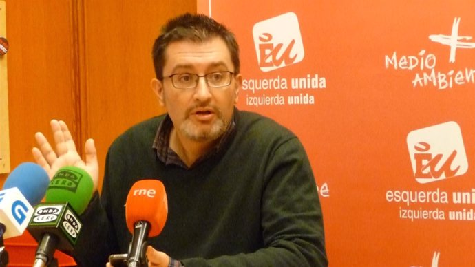El portavoz de Esquerda Unida en A Coruña, César Santiso