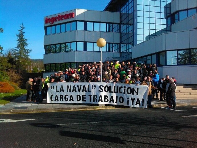 Concentración de La Naval frente a Ingeteam