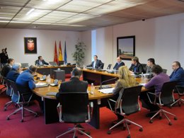 La comisión de investigación en el Parlamento de Navarra.