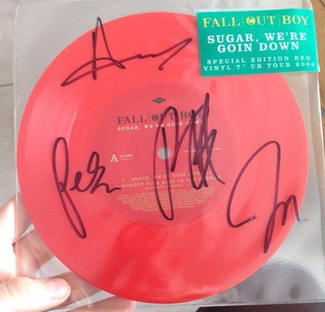 Sorteo: Vinilo especial de Fall Out Boy firmado