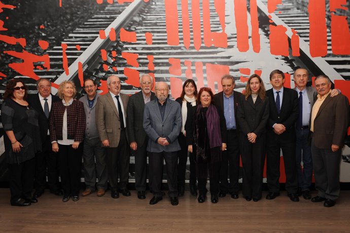 Foto del jurado de los premios Tiflos de Literatura 2014