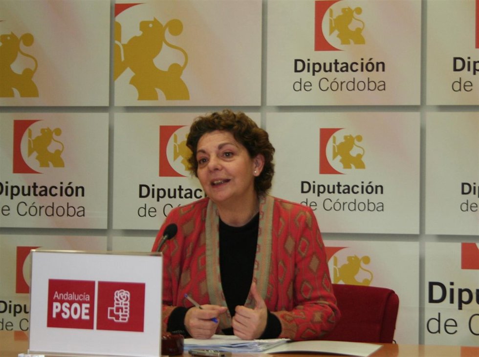 La portavoz adjunta del PSOE en la Diputación de Córdoba, Isabel Niñoles