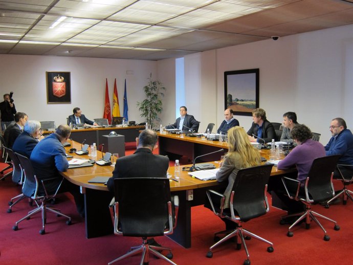 Comisión de investigación sobre Hacienda en el Parlamento de Navarra.