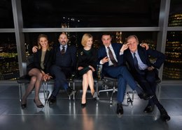 Los actores Makatsch, Cámara, Poesy, Nighy y Linclon, protagonistas del corto