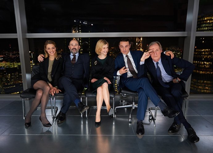 Los actores Makatsch, Cámara, Poesy, Nighy y Linclon, protagonistas del corto