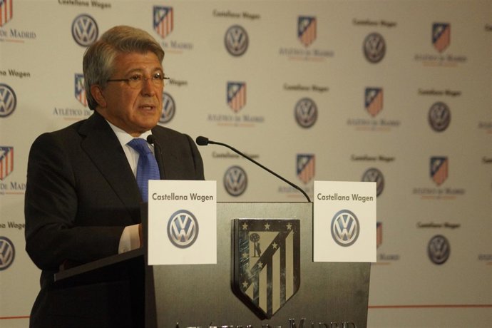 Presidente atlético de madrid Enrique Cerezo