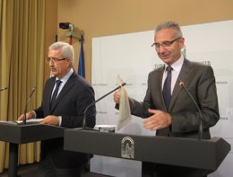 Manuel Jiménez Barrios y Miguel Ángel Vázquez, este martes