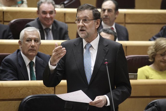 Mariano Rajoy en el Senado