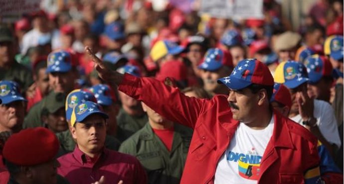 Maduro, manifestación 18 de febrero